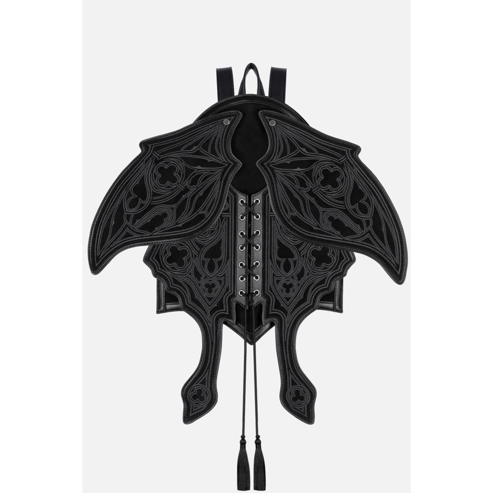 Restyle - Obsidian moth Rugtas - Zwart